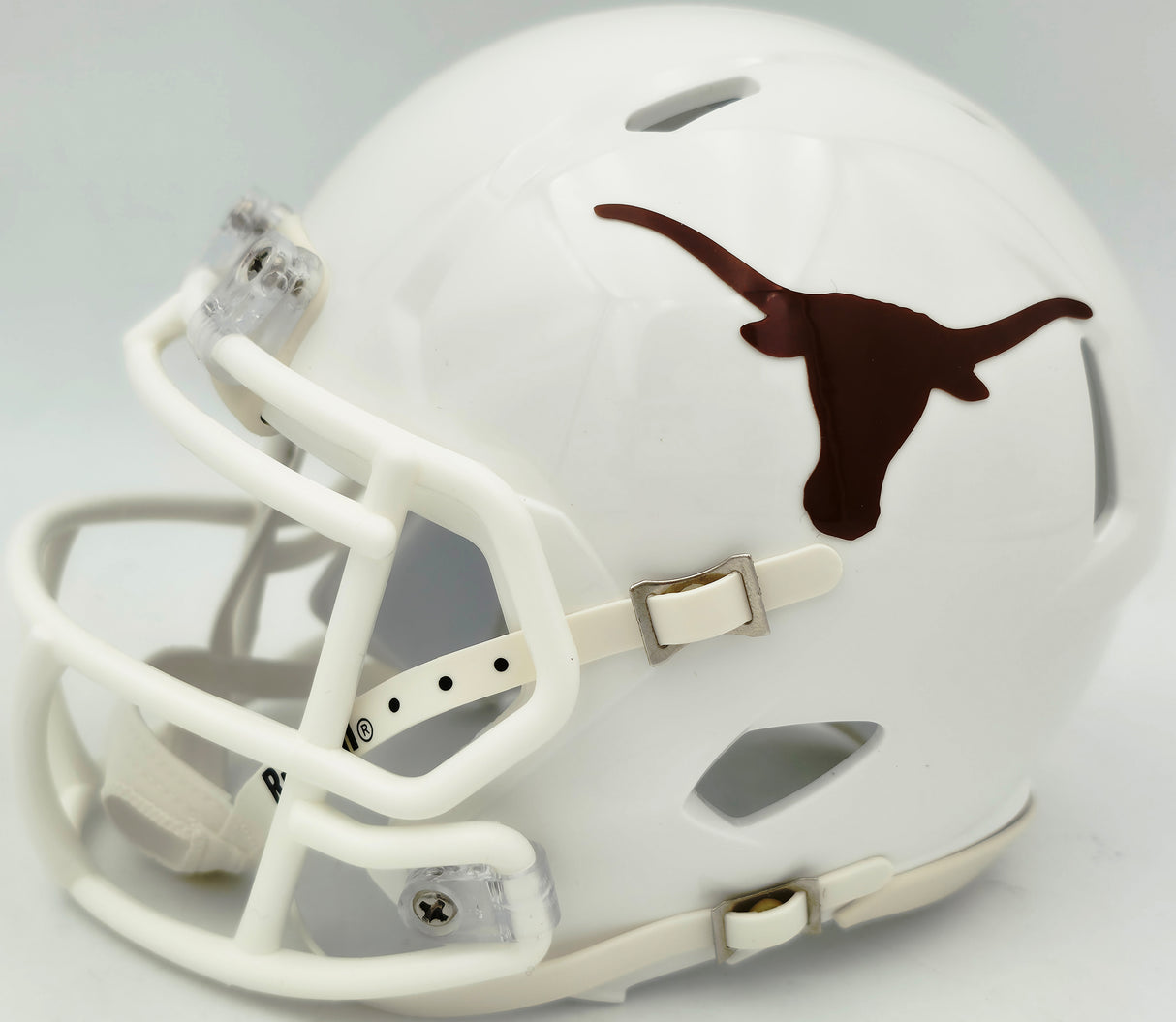 Earl Campbell Autographed Texas Longhorns White Speed Mini Helmet "HT 77" Beckett BAS Witness Stock #267465