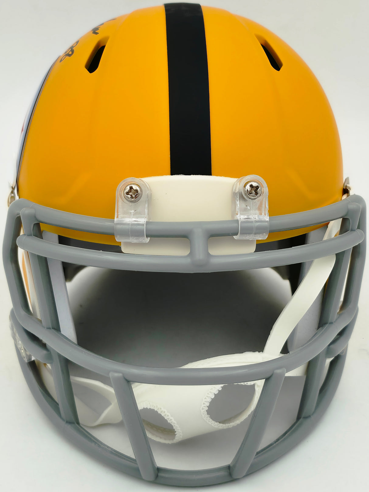 Jack Ham Autographed Pittsburgh Steelers Yellow 2025 Alternate Speed Mini Helmet "HOF 88" Beckett BAS Witness Stock #267502