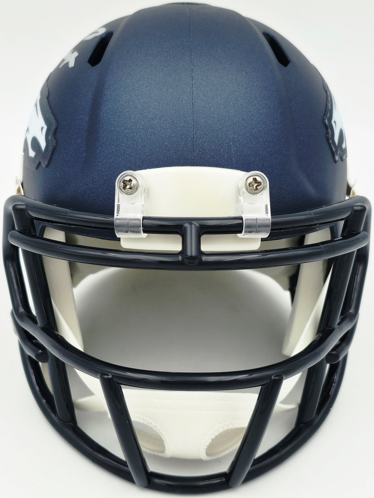 Jay Cutler Autographed Denver Broncos Blue Speed Mini Helmet Beckett BAS Witness Stock #267556