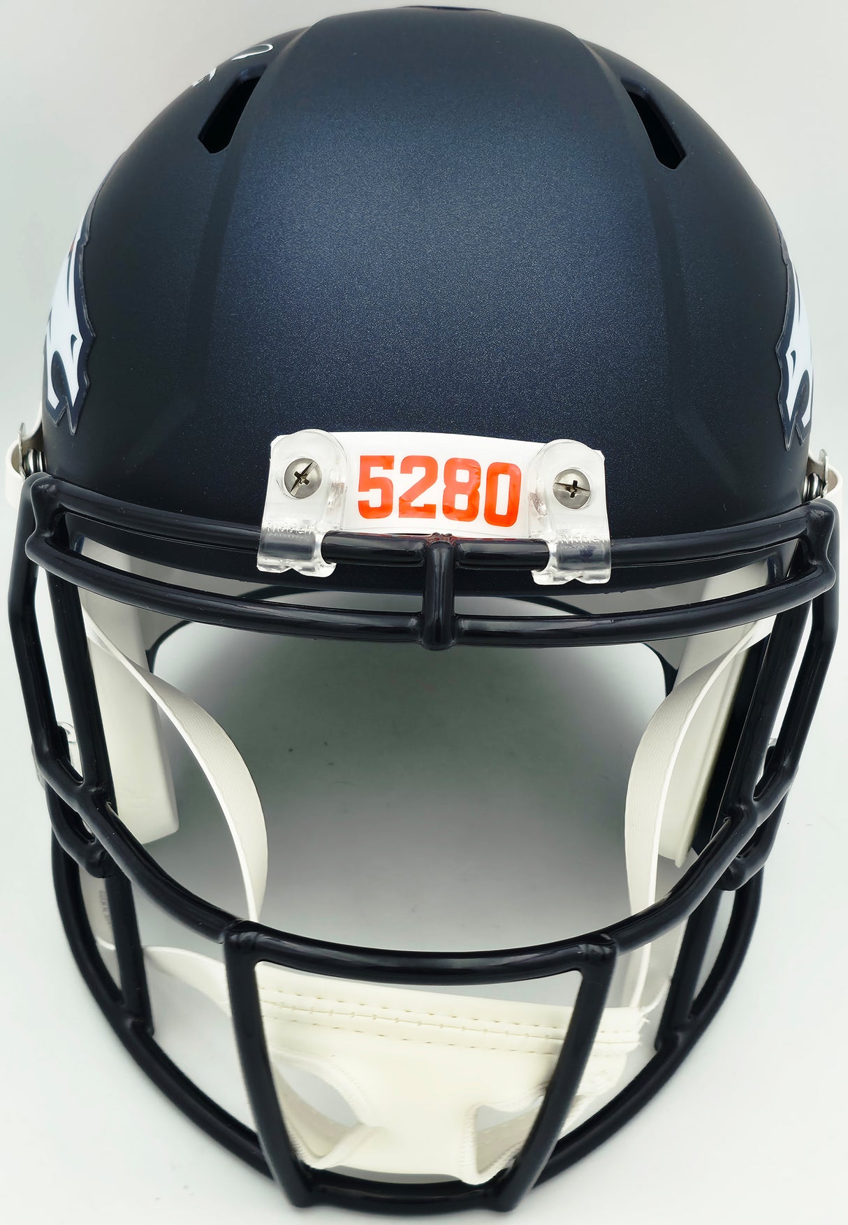 Jay Cutler Autographed Denver Broncos Blue Full Size Speed Replica Helmet Beckett BAS Witness Stock #267560