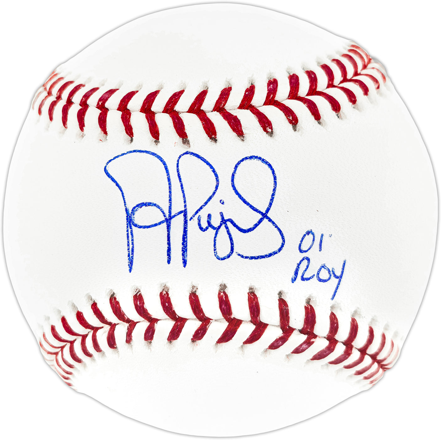 Albert Pujols Autographed Official MLB Baseball St. Louis Cardinals "01 ROY" Beckett BAS Witness Stock #252448