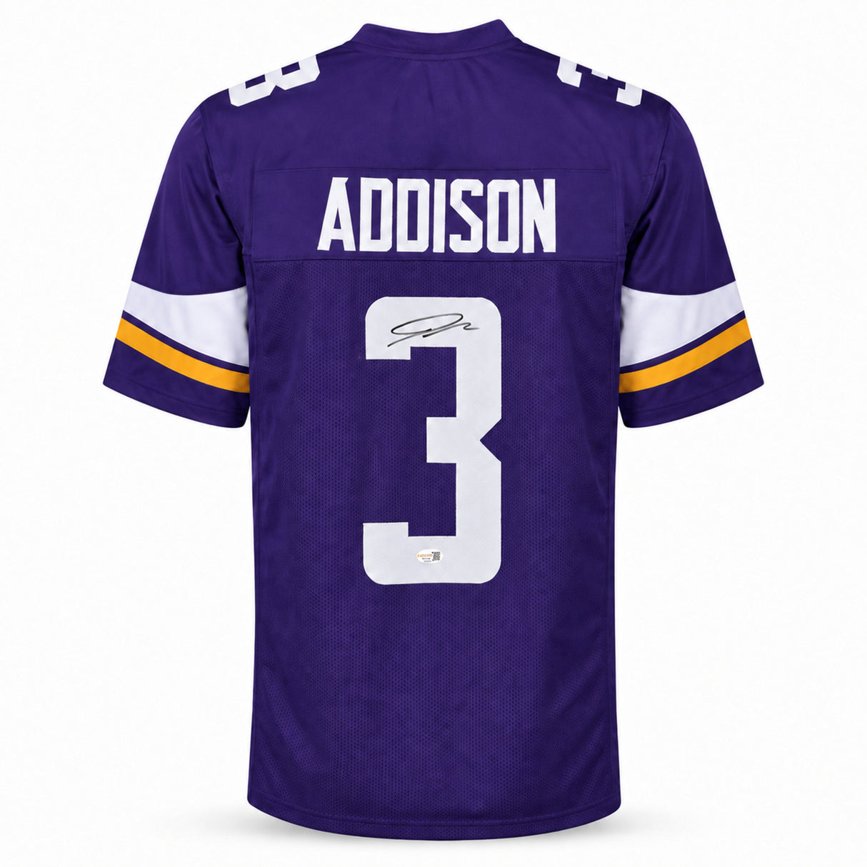 Minnesota Vikings Jordan Addison Autographed Purple Jersey JSA Witness Stock #267429