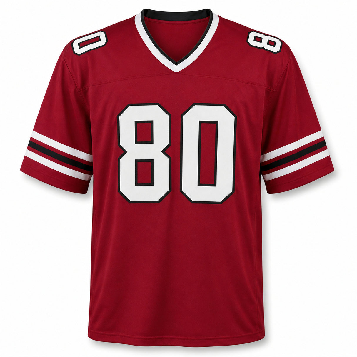 Atlanta Falcons Andre Rison Autographed Red Jersey Beckett BAS Witness Stock #267401