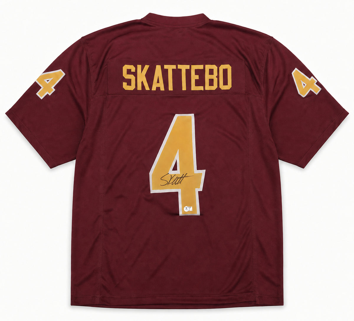 Arizona State Sun Devils Cam Skattebo Autographed Red Jersey Beckett BAS QR Stock #267400