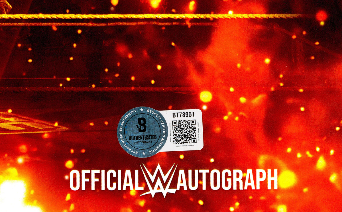 Penta Autographed 11x14 Photo WWE Beckett BAS QR Stock #267588