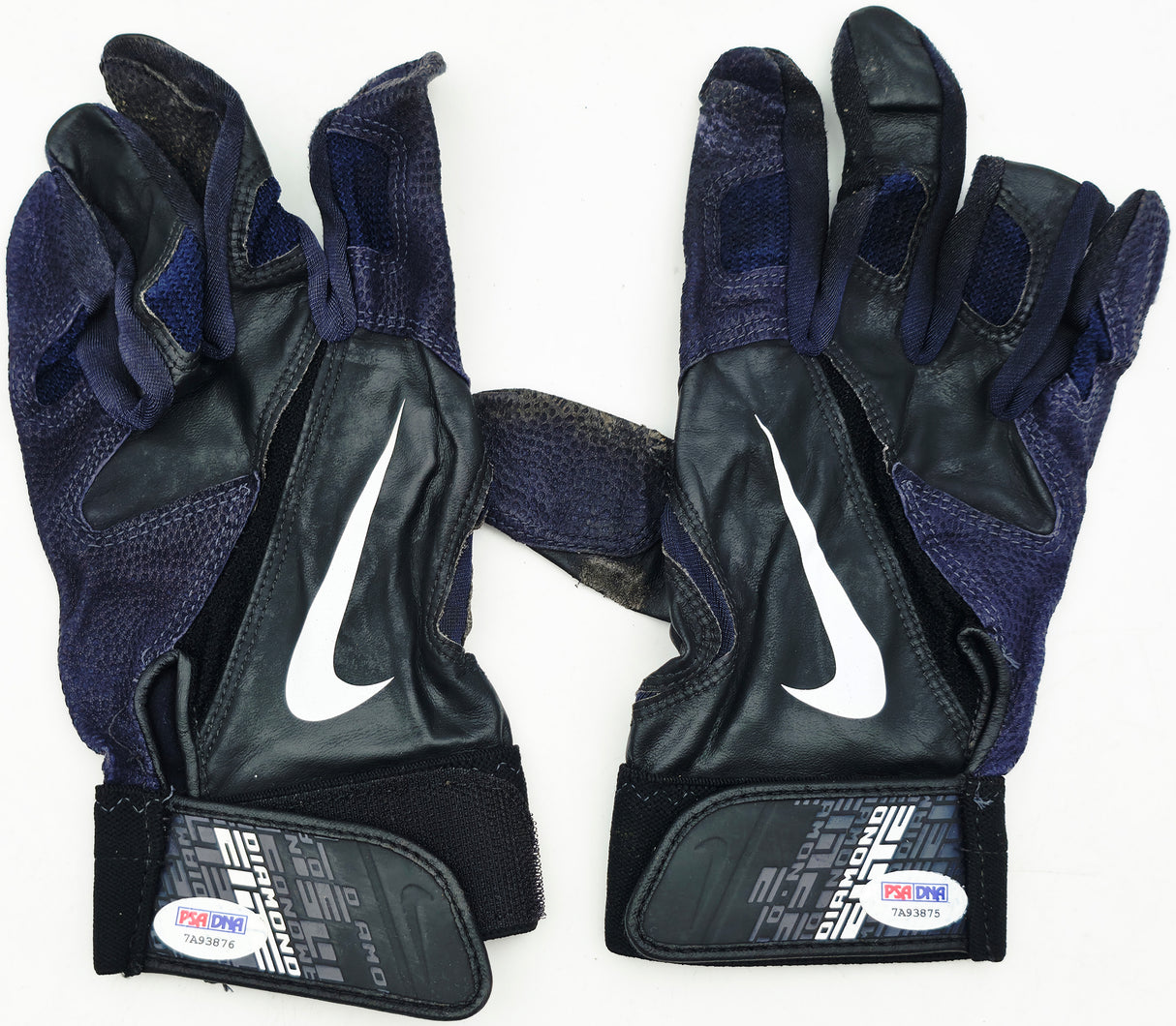 Robinson Cano Autographed Blue & Black Nike Diamond Elite Game Used Batting Gloves New York Yankees PSA/DNA (Dual Signed) Stock #267645
