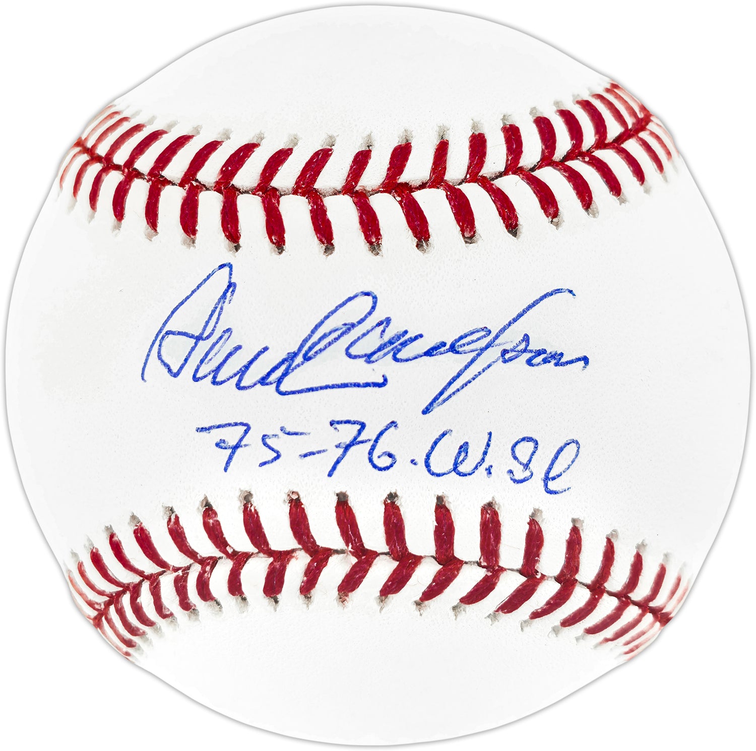 Dave Concepcion Autographed Official MLB Baseball Cincinnati Reds "75-76 WSC" Beckett BAS QR Stock #253168