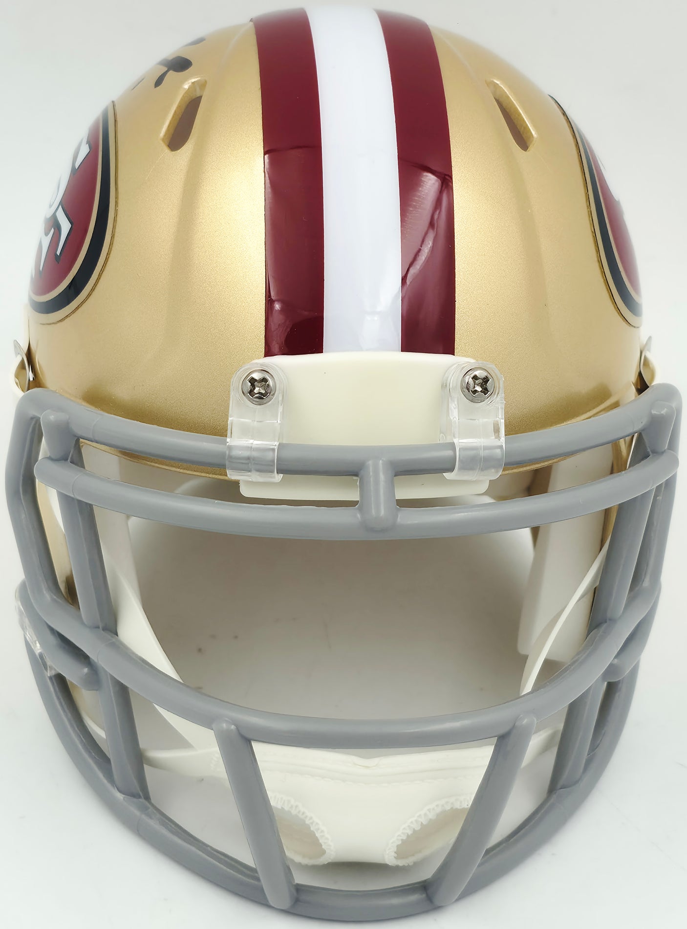 Ricky Pearsall Autographed San Francisco 49ers Gold Speed Mini Helmet Beckett BAS Witness Stock #253313
