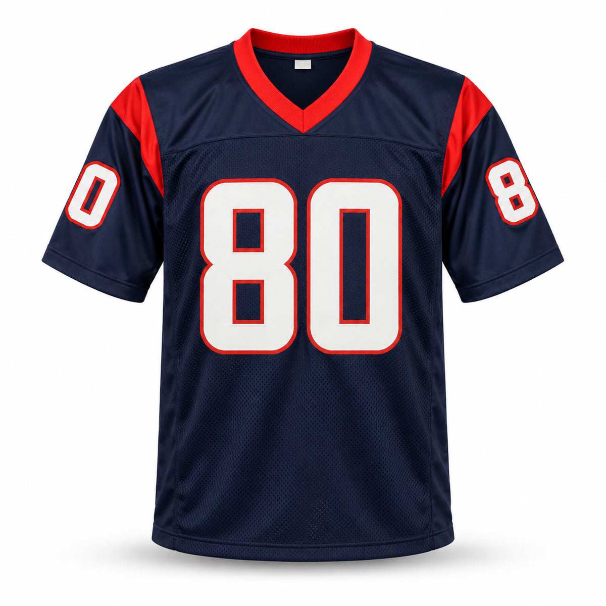 Houston Texans Andre Johnson Autographed Blue Jersey Beckett BAS Witness Stock #267653