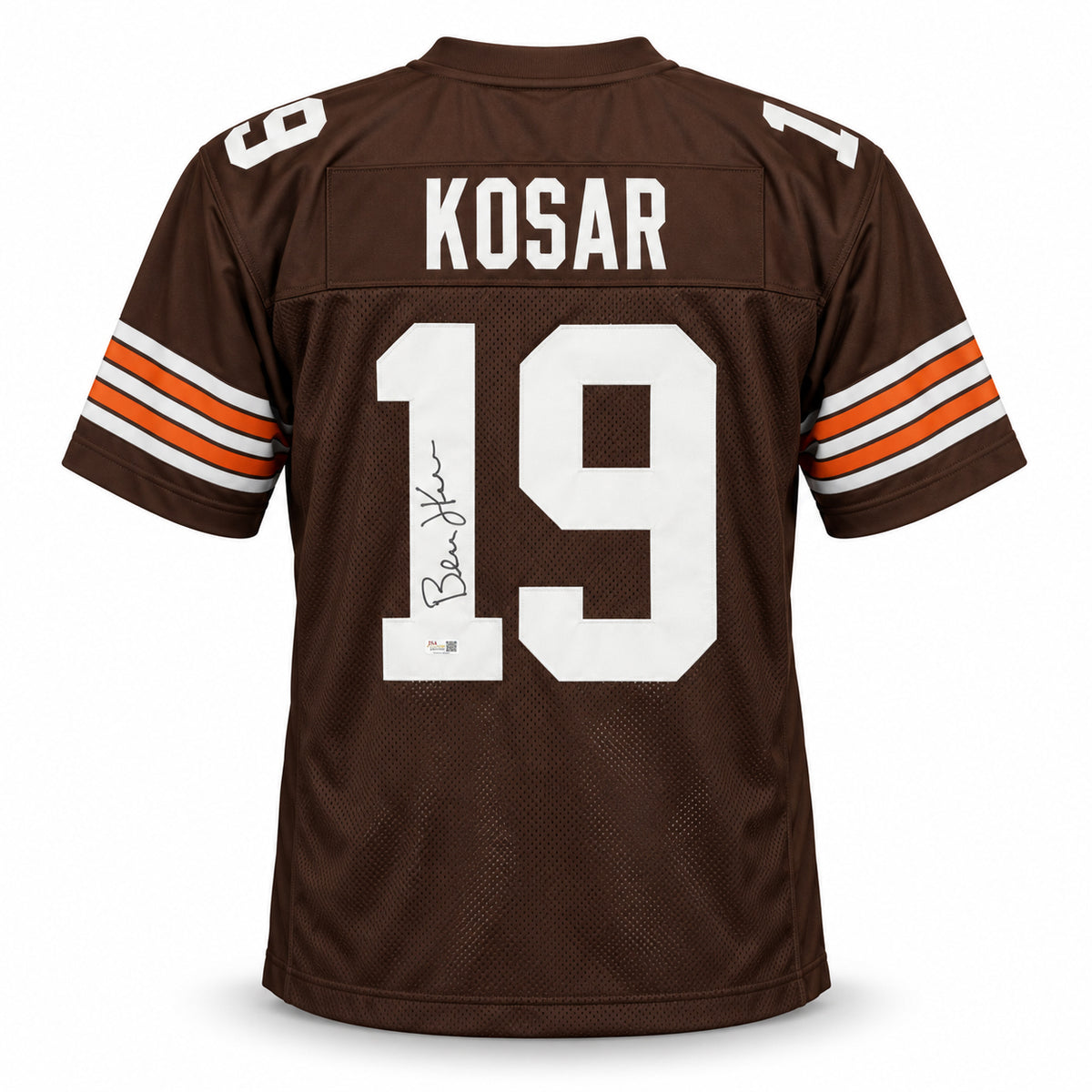 Cleveland Browns Bernie Kosar Autographed Brown Jersey JSA Witness Stock #267649