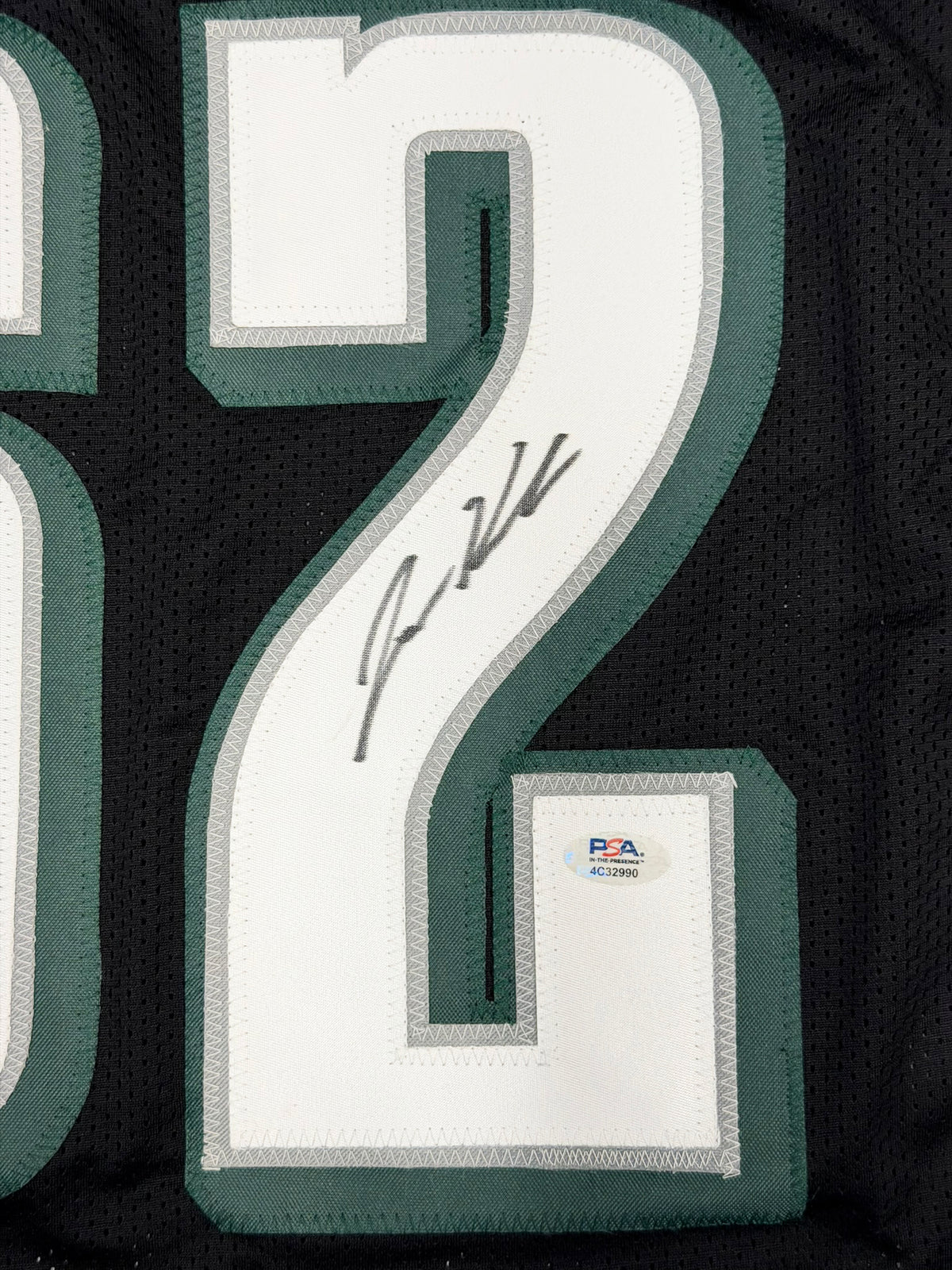 Philadelphia Eagles Jason Kelce Autographed Black Jersey PSA/DNA ITP Stock #267804