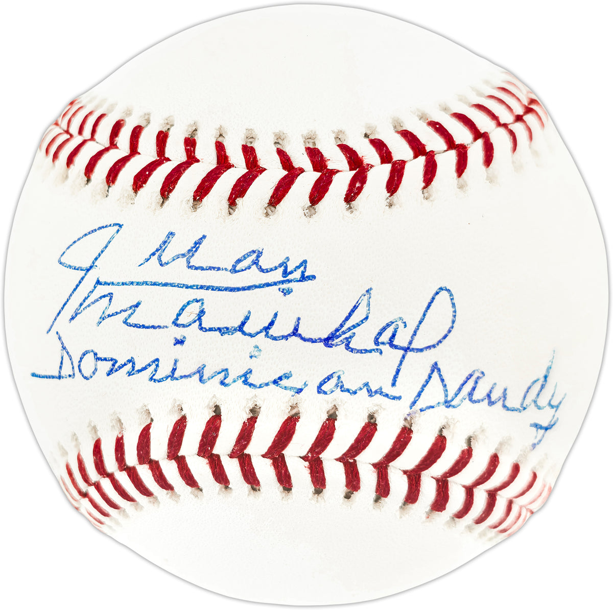 Juan Marichal Autographed Official MLB Baseball San Francisco Giants "Dominican Dandy" JSA Stock #267865