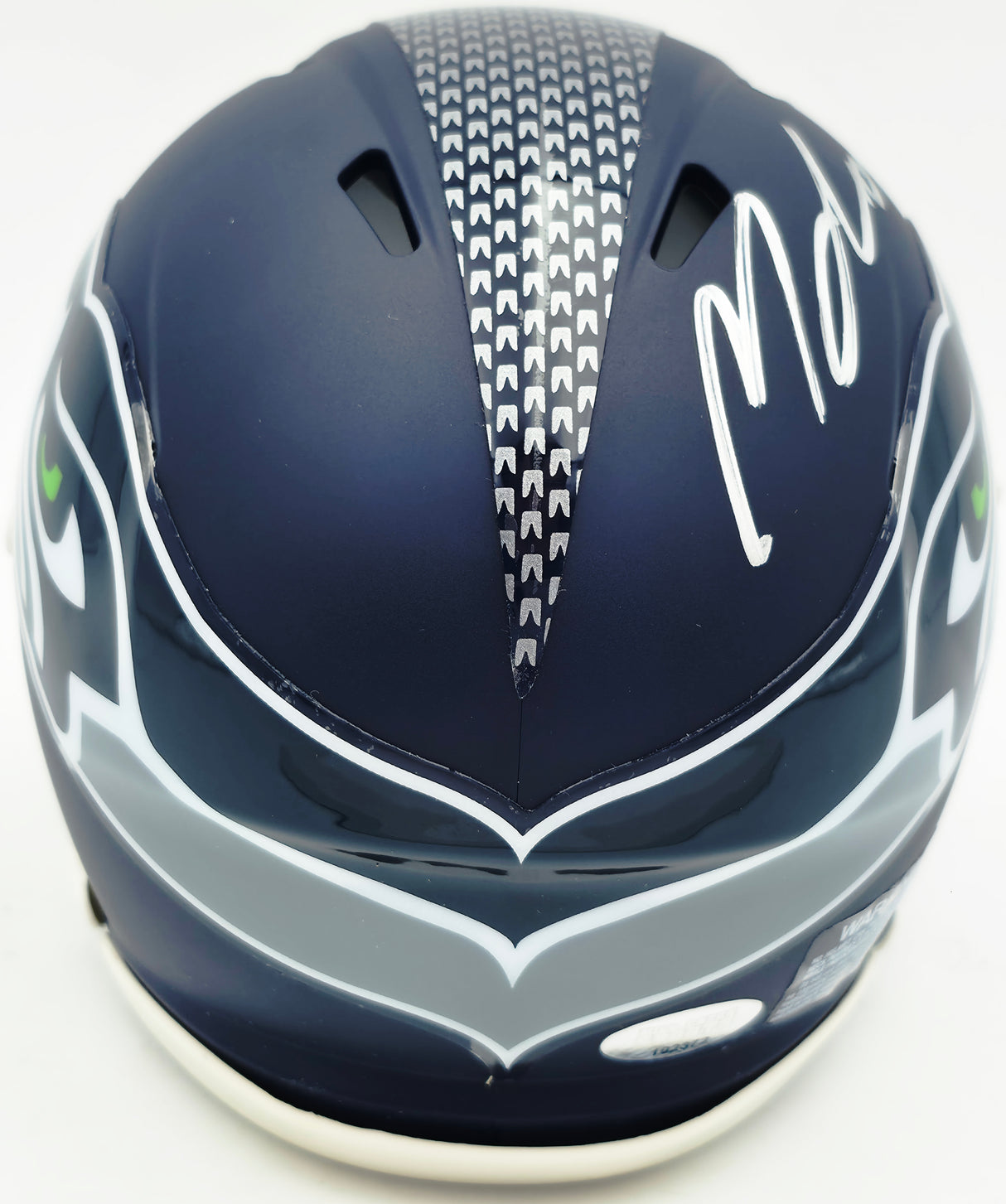 Michael Dickson Autographed Seattle Seahawks Blue Speed Mini Helmet MCS Holo Stock #267839