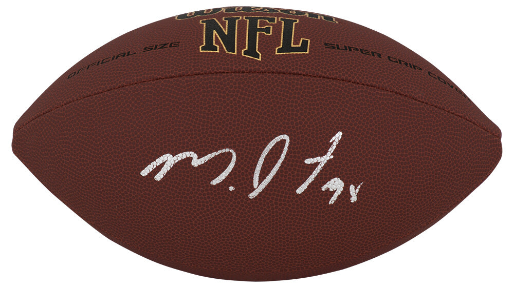 Montez Sweat Signed Wilson Super Grip Full Size NFL Football