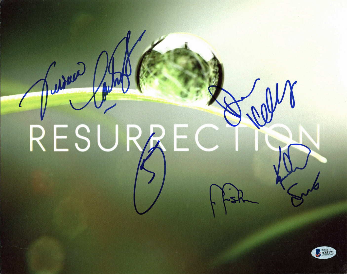Resurrection (Epps, Cartwright +3) Authentic Signed 11x14 Photo BAS #A85171