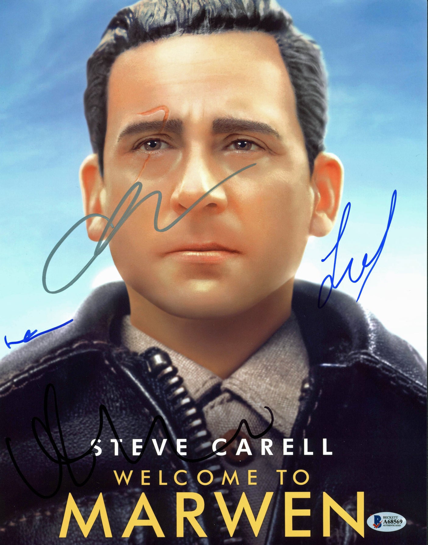 Welcome To Marwen (4) Mann, Christie, Monae & 1 Signed 11x14 Photo BAS #A68569