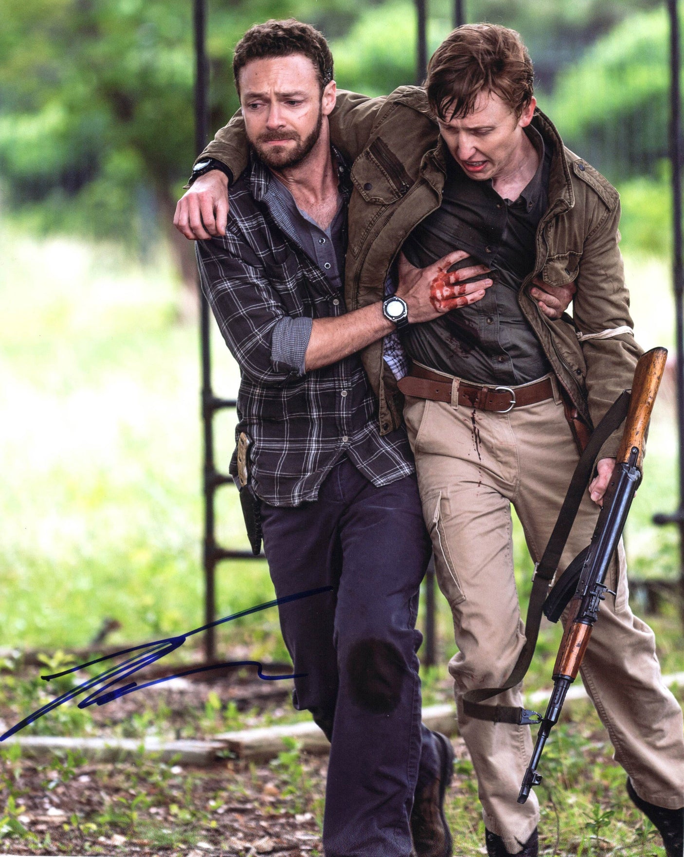 Ross Marquand The Walking Dead Authentic Signed 8x10 Photo BAS #D07672