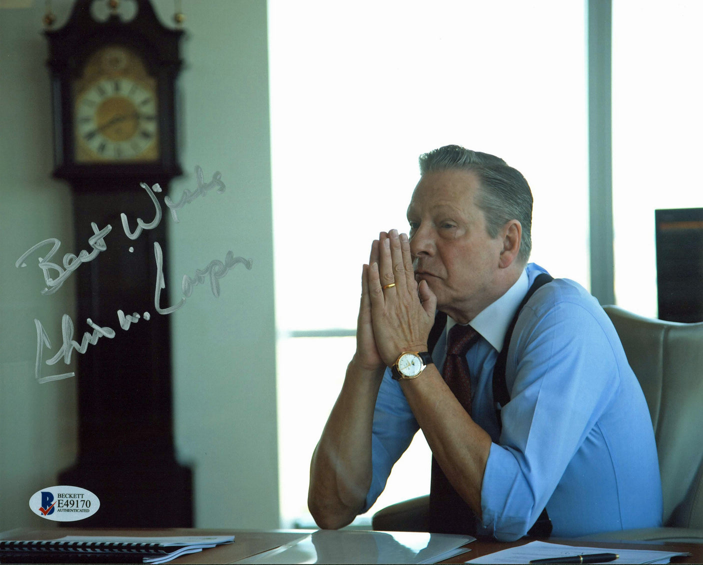 Chris Cooper Demolition Authentic Signed 8x10 Photo Autographed BAS #E49170