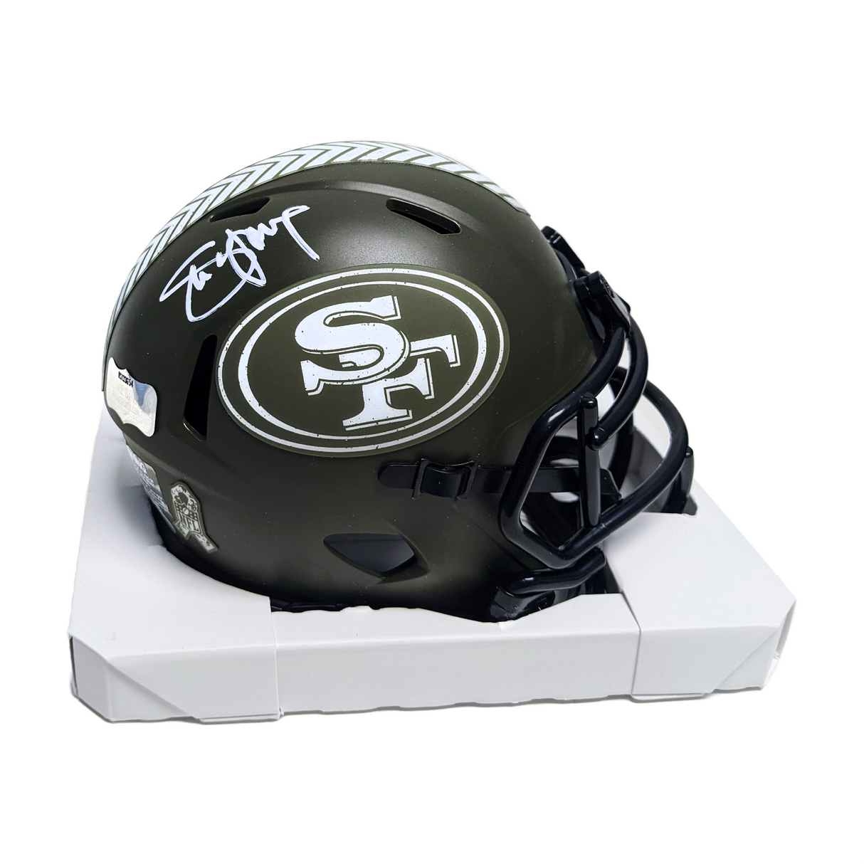 Steve Young Signed Authentic San Francisco 49ers Salute To Service NFL