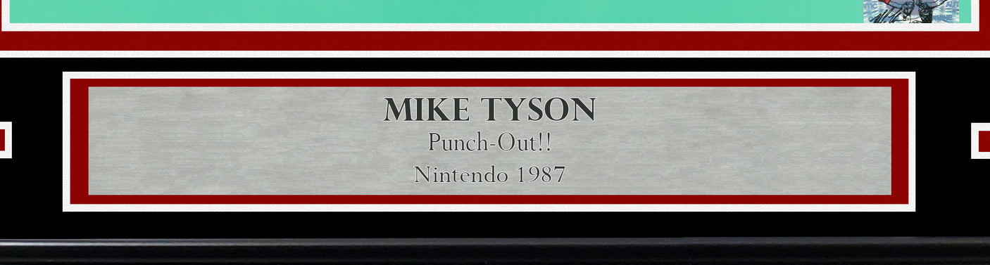 Mike Tyson Autographed Framed 8x10 Photo Nintendo Punch-Out!! Beckett BAS QR Stock #249478