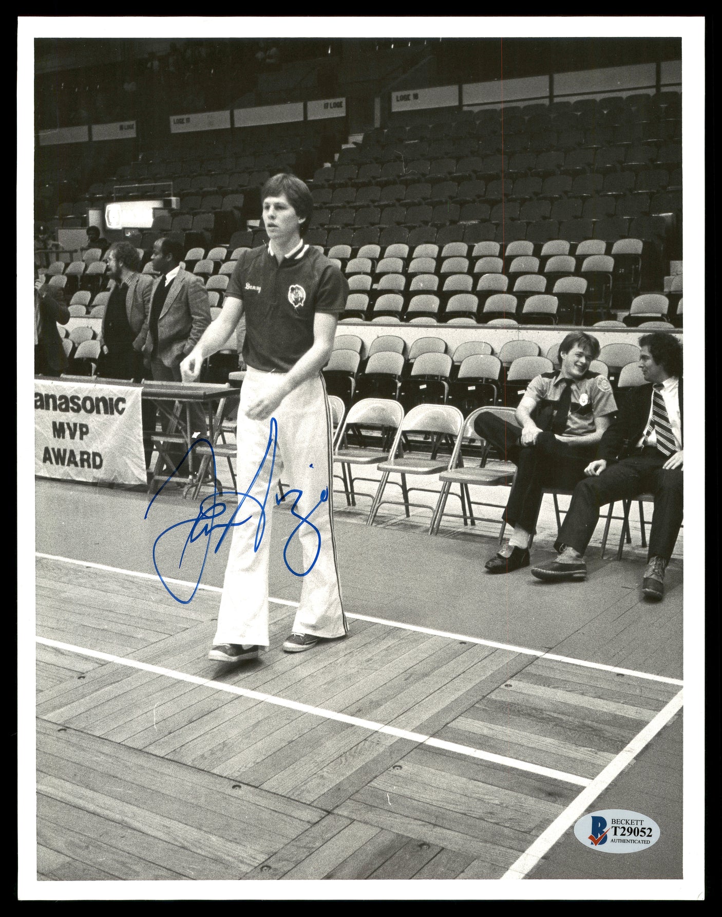 Danny Ainge Autographed 8x10 Photo Boston Celtics Vintage Beckett BAS #T29052