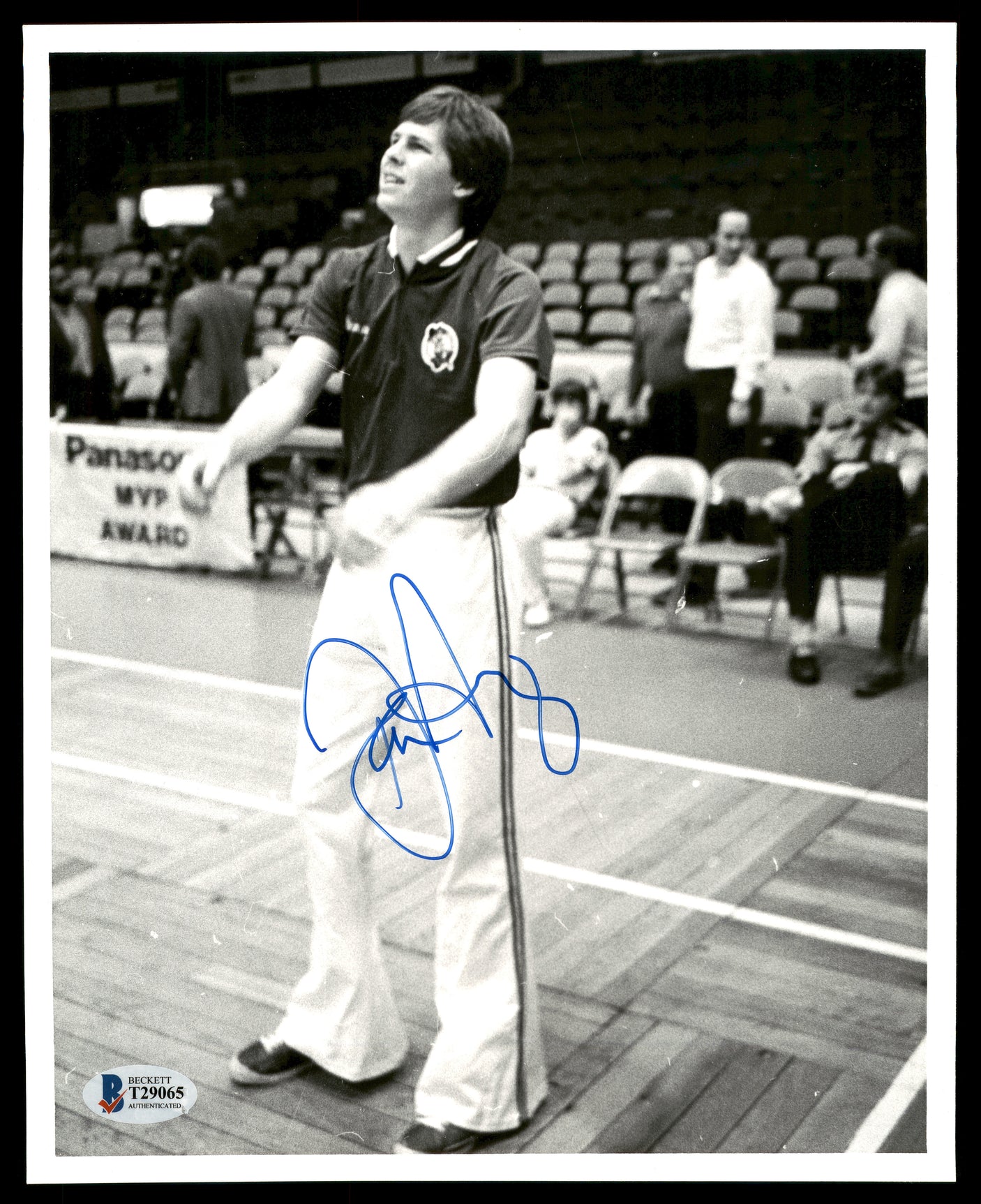 Danny Ainge Autographed 8x10 Photo Boston Celtics Vintage Beckett BAS #T29065