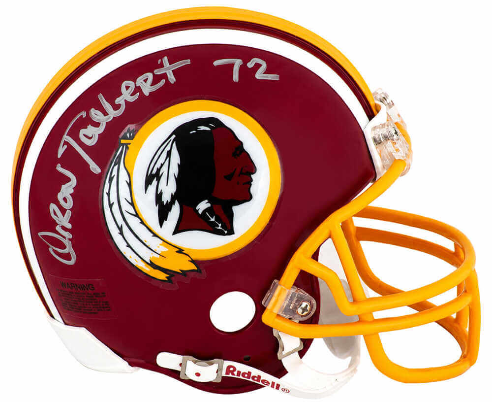 Diron Talbert Signed Washington Throwback Riddell (VSR4) Mini Helmet