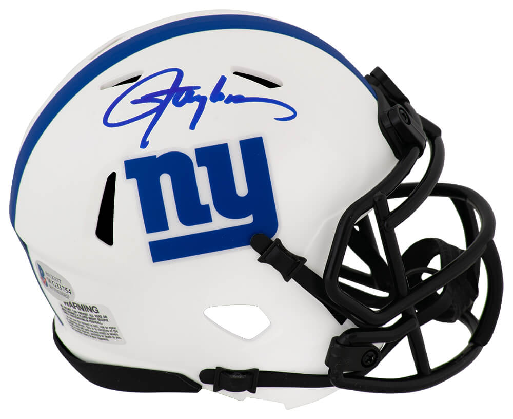 Lawrence Taylor Signed New York Giants Lunar Eclipse Riddell Speed Mini Helmet - (Beckett)