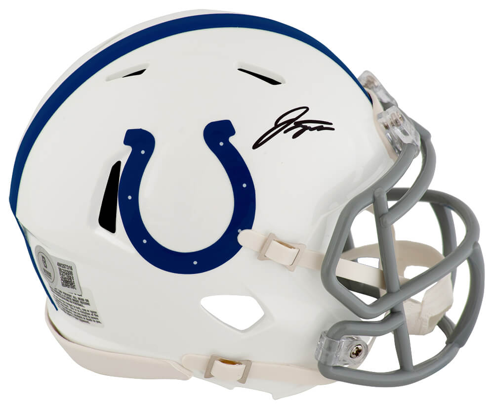 Jonthan Taylor Signed Indianapolis Colts Riddell Speed MIni Helmet