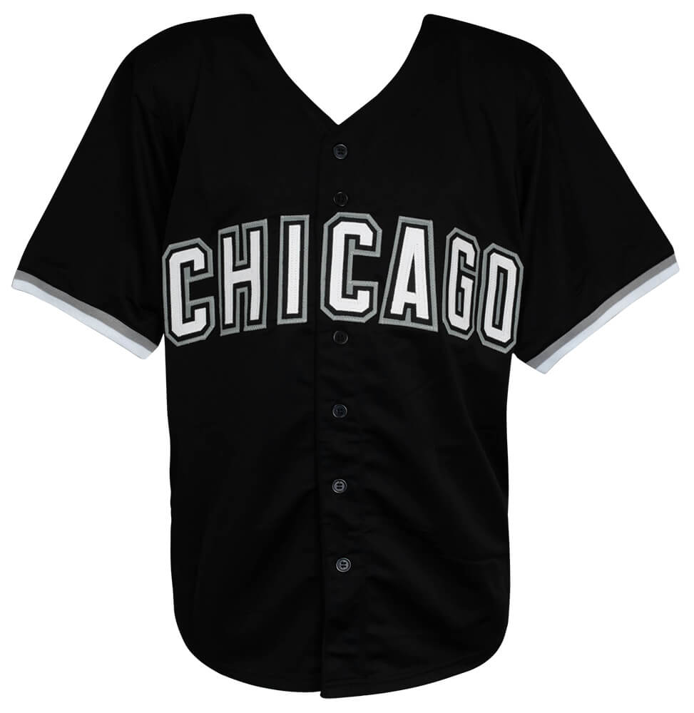 Bobby Thigpen Signed Black Custom Baseball Jersey w/57 Saves 1990