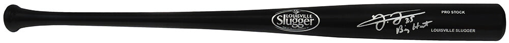 Frank Thomas Signed Louisville Slugger Pro Stock Black Baseball Bat w/Big Hurt