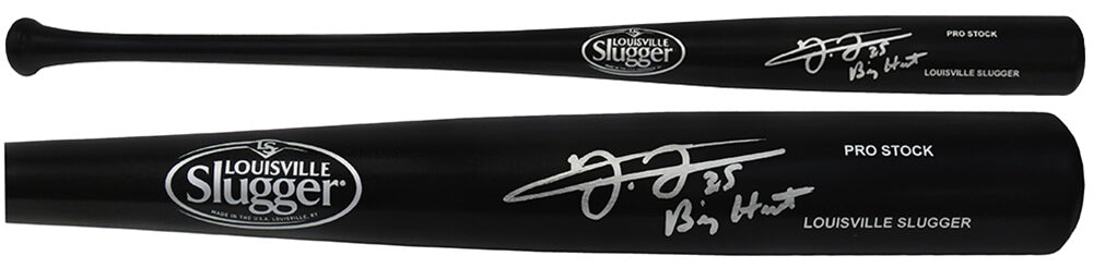 Frank Thomas Signed Louisville Slugger Pro Stock Black Baseball Bat w/Big Hurt