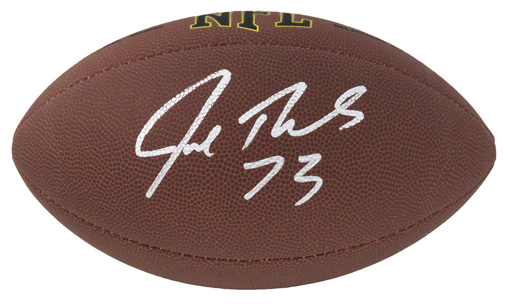 Joe Thomas Signed Wilson Super Grip Full Size NFL Football