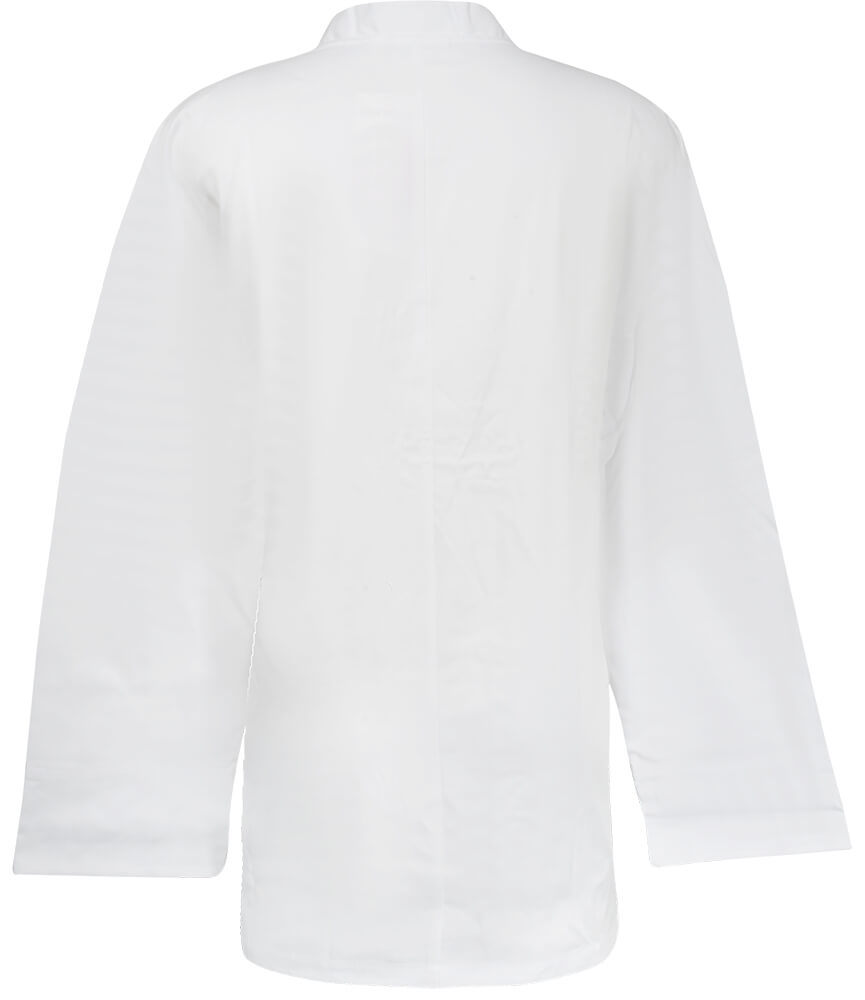 Larry Thomas Signed Chef Works White Chef Jacket w/The Soup Nazi, No Soup For You