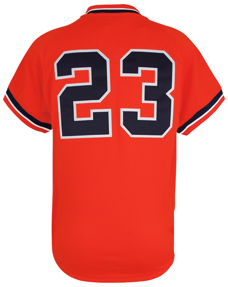 1984 Detroit Tigers Team Signed Detroit Tigers Kirk Gibson Mitchell & Ness Replica Baseball Jersey (13 - Sigs)