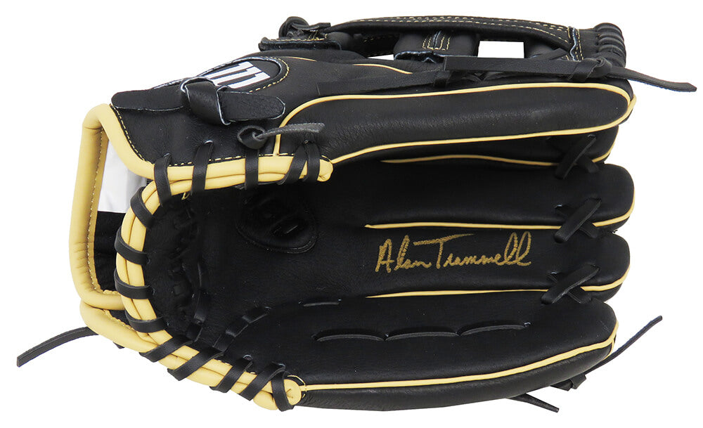 Alan Trammell Signed Wilson Black & Brown Baseball Fielders Glove