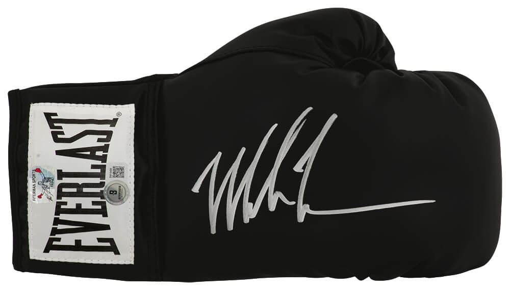 Mike Tyson Signed Everlast Black Boxing Glove - (Beckett)