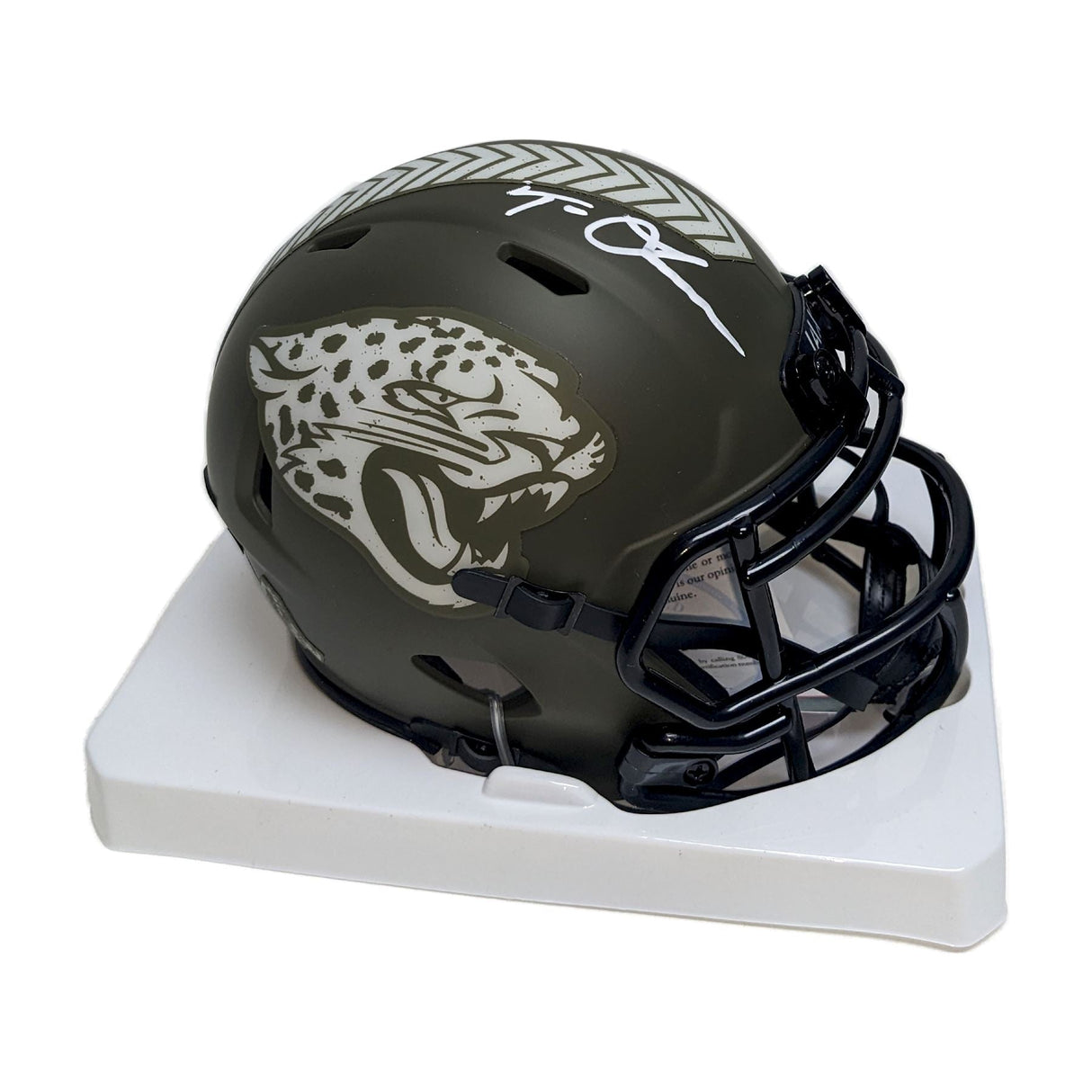 Trevor Lawrence Signed Authentic Salute To Service Jacksonville Jaguars NFL