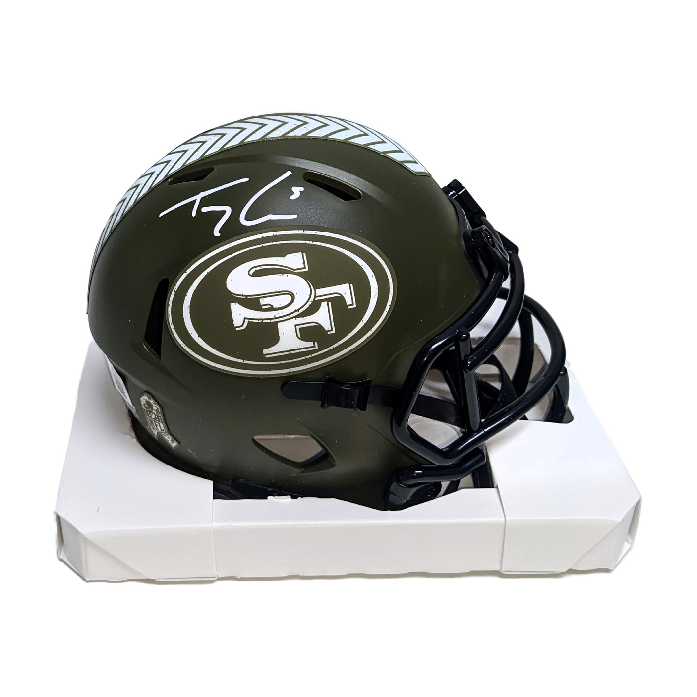 Trey Lance Signed Authentic San Francisco 49ers Salute To Service NFL