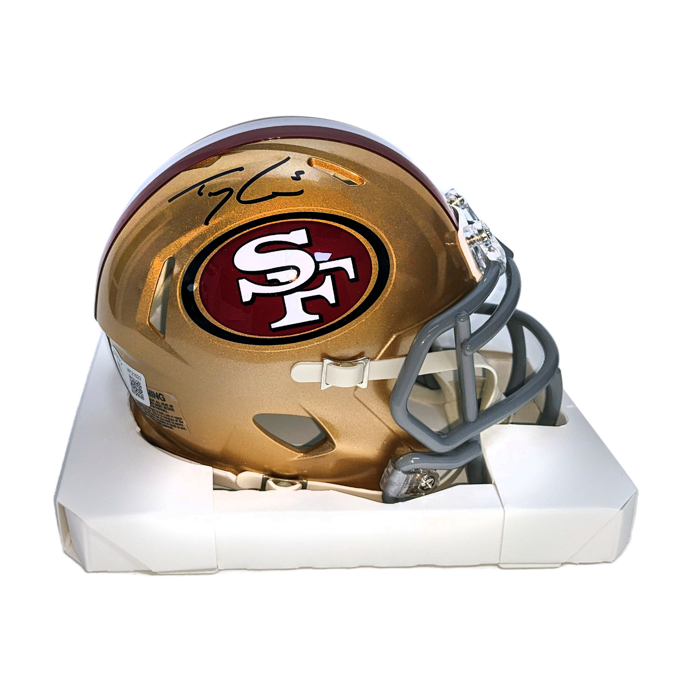 Trey Lance Signed Authentic San Francisco 49ers NFL Riddell
