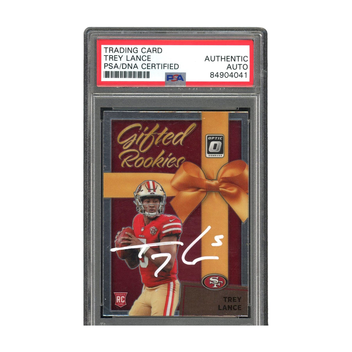 Trey Lance Signed Authentic PSA/DNA Auto San Francisco 49ers