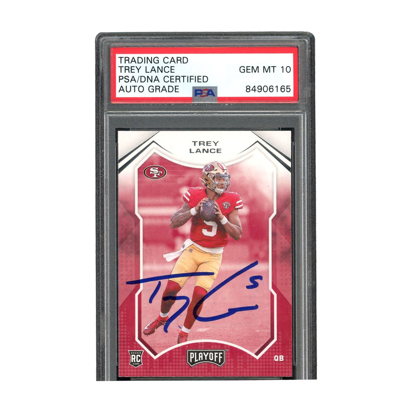 Trey Lance Signed PSA/DNA Authentic Panini San Francisco 49ers NFL