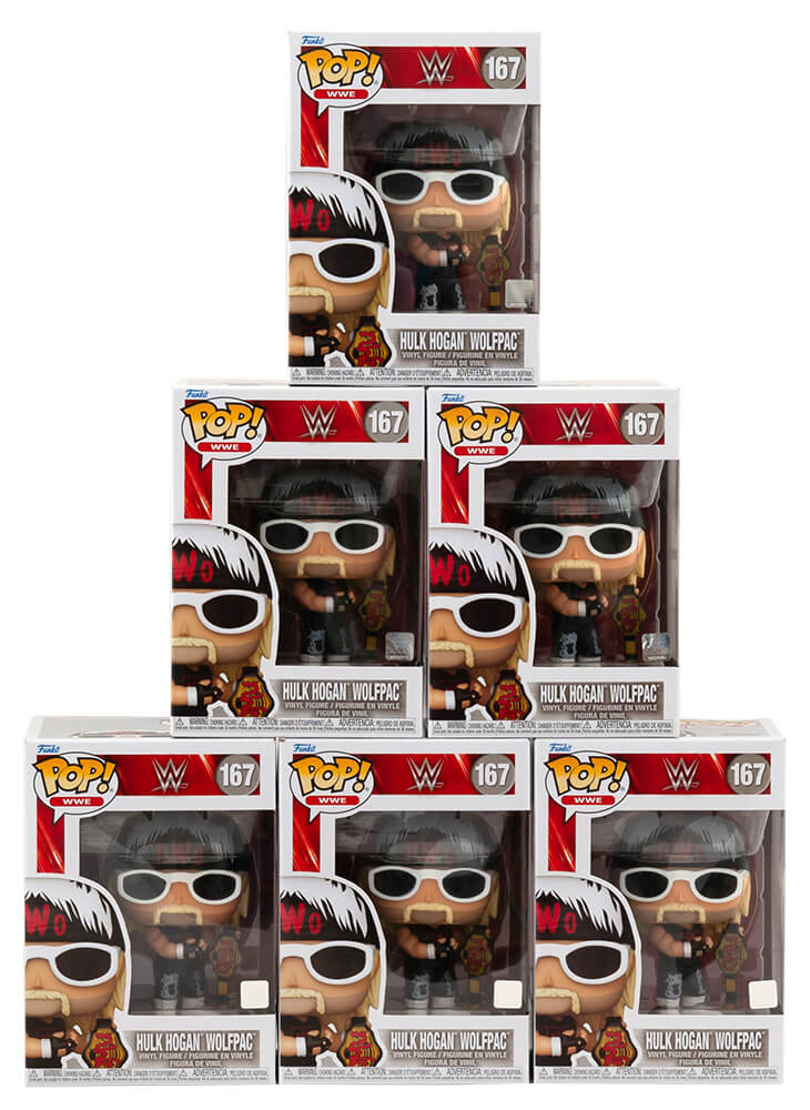 Hulk Hogan WWE Hulk Hogan Wolfpac NWO Funko Pop Doll #167 - (Lot of 6)