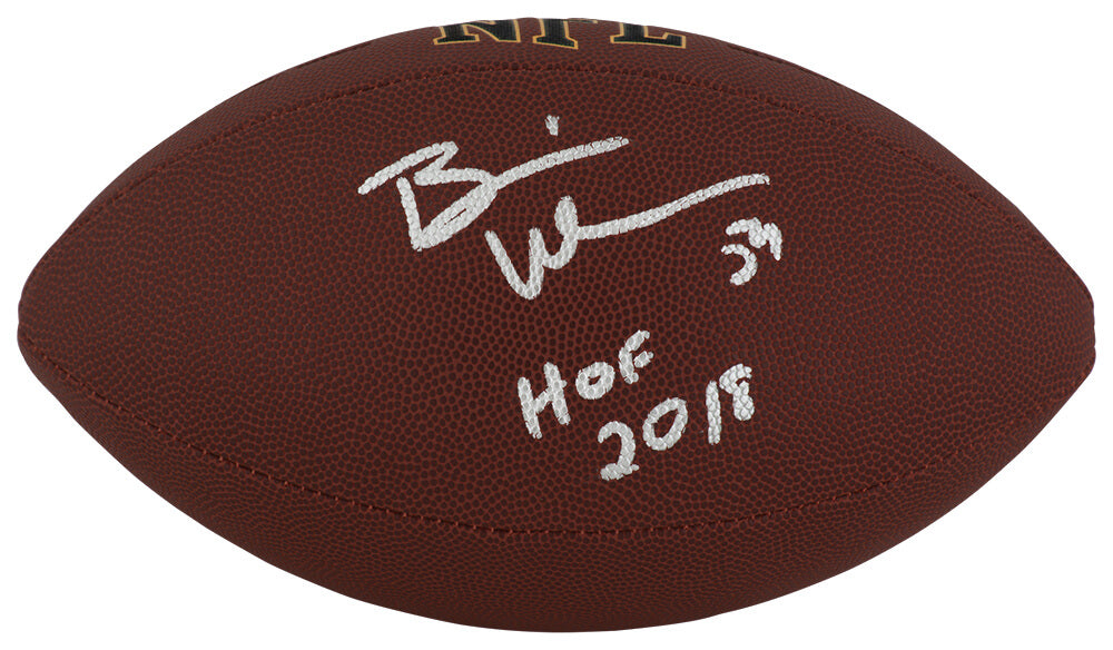 Brian Urlacher Signed Wilson Super Grip Full Size NFL Football w/HOF'18