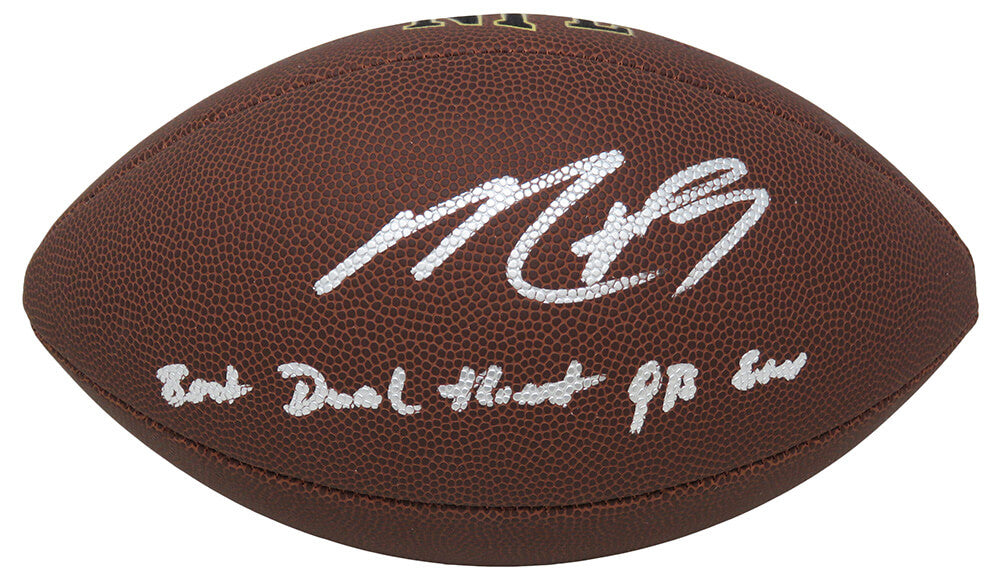 Michael Vick Signed Wilson Super Grip F/S NFL Football w/Best Dual Threat QB Ever