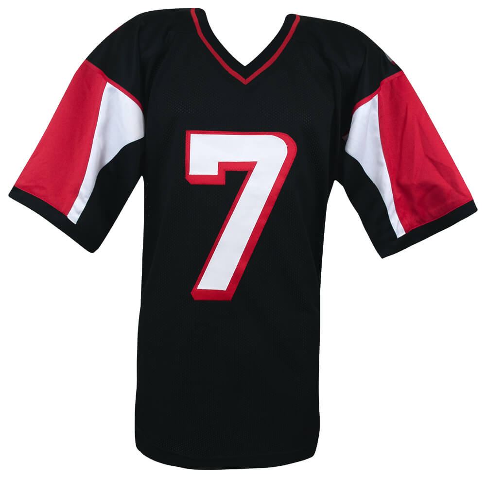Michael Vick Signed Black Throwback Custom Football Jersey
