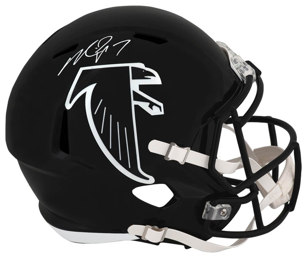 Michael Vick Signed Atlanta Falcons T/B (1990-2002 Style) Riddell Full Size Speed Replica Helmet
