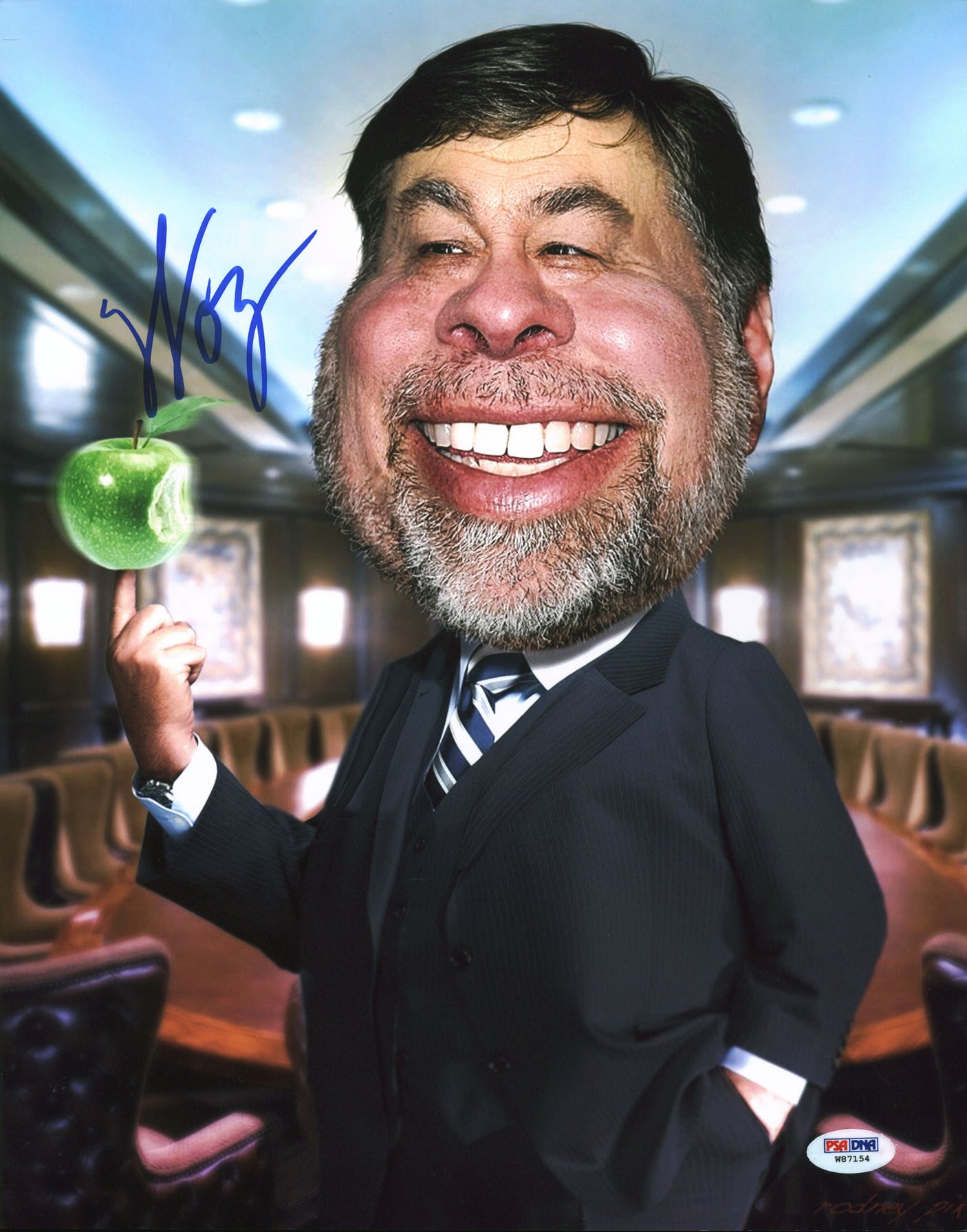 Steve Wozniak Authentic Signed 11x14 Photo Autographed PSA/DNA #W87154