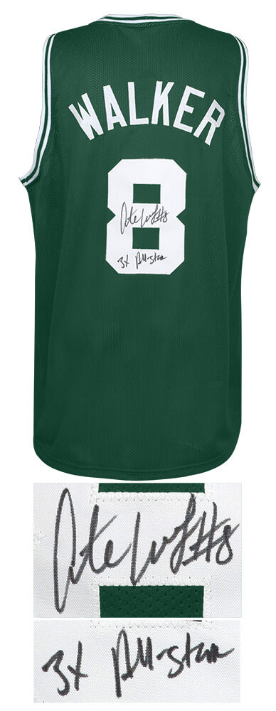 Antoine Walker Signed Green Custom Basketball Jersey w/3x All Star
