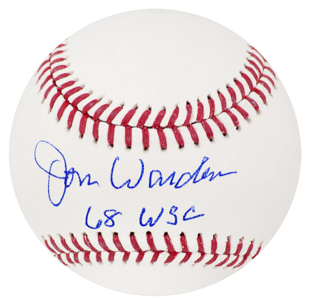 Jon Warden Signed Rawlings Official MLB Baseball w/68 WSC